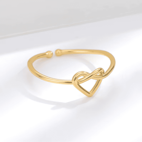 Bague à coeur or