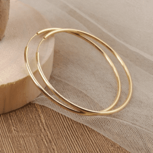 Boucles d'oreilles créoles or