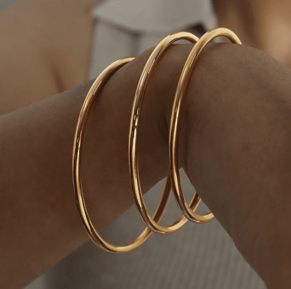 Bracelet jonc or