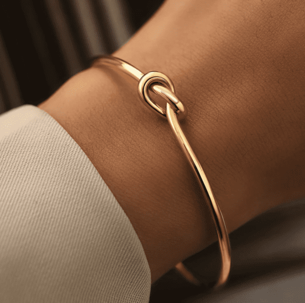 Bracelet nœud or